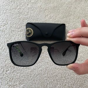 Black Ray Ban Chris Sunglasses